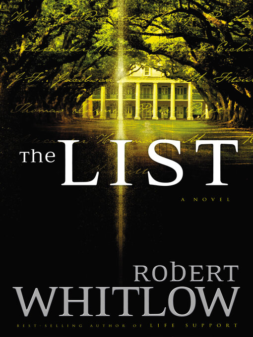 Title details for The List by Robert Whitlow - Wait list
